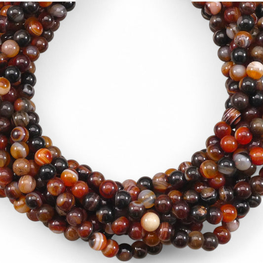 Madagascar Agate Round 6mm 8mm