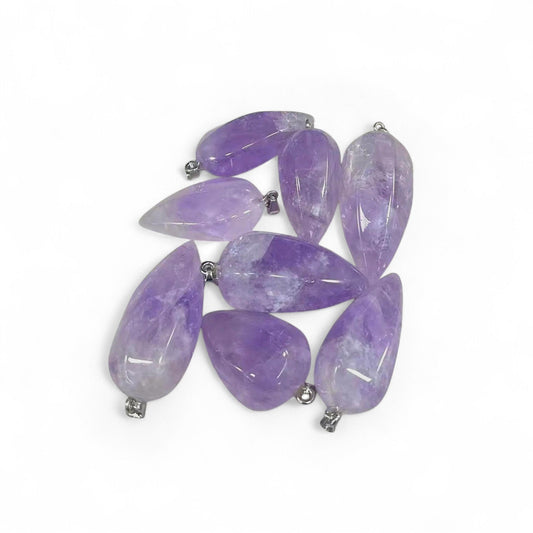 Lavender Amethyst Thick Pendulum Pendant (1pc)